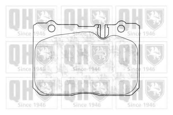 Комплект тормозных колодок, дисковый тормоз
