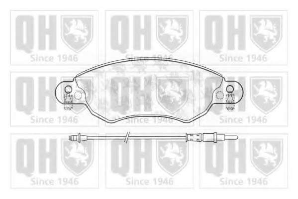 Комплект тормозных колодок, дисковый тормоз