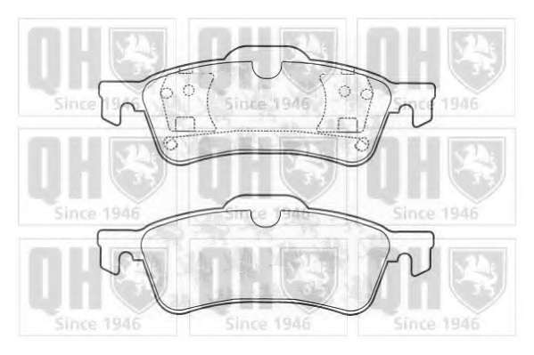Комплект тормозных колодок, дисковый тормоз