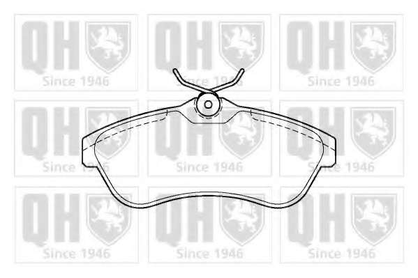 Комплект тормозных колодок, дисковый тормоз