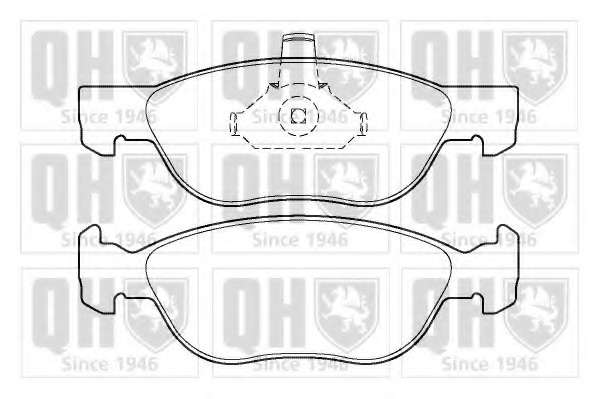 Комплект тормозных колодок, дисковый тормоз