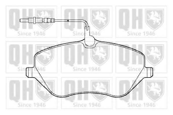 Комплект тормозных колодок, дисковый тормоз