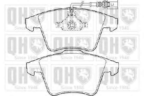 Комплект тормозных колодок, дисковый тормоз