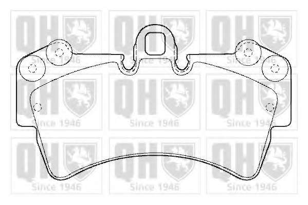 Комплект тормозных колодок, дисковый тормоз