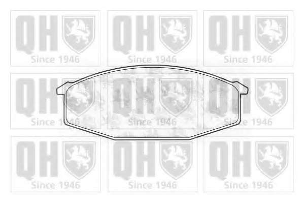 Комплект тормозных колодок, дисковый тормоз