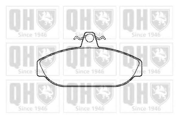 Комплект тормозных колодок, дисковый тормоз