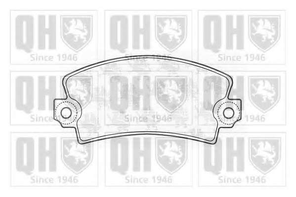 Комплект тормозных колодок, дисковый тормоз