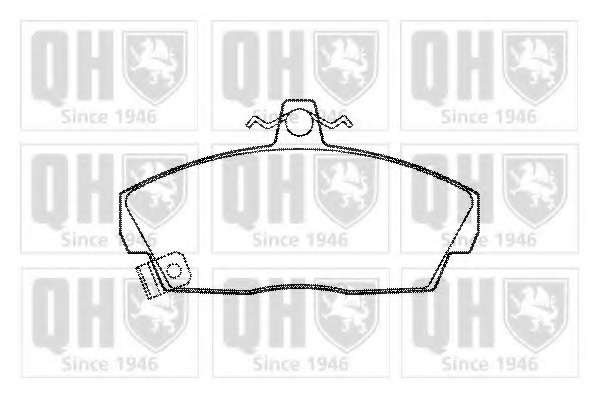 Комплект тормозных колодок, дисковый тормоз