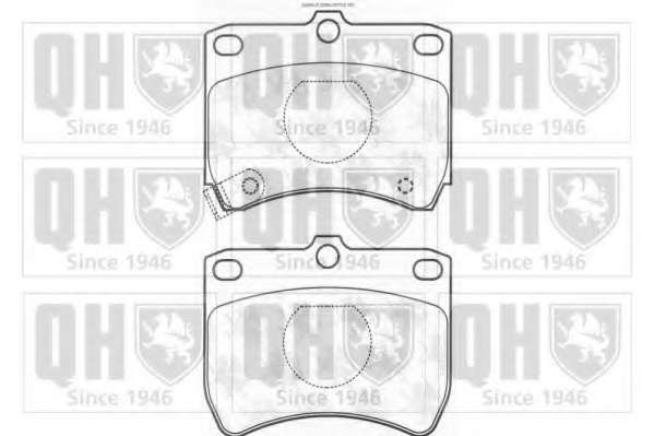 Комплект тормозных колодок, дисковый тормоз