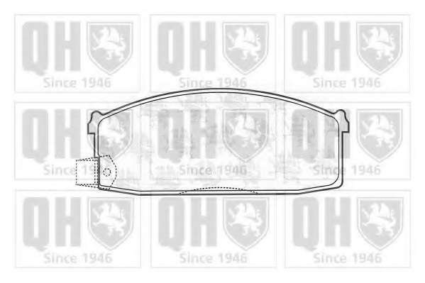 Комплект тормозных колодок, дисковый тормоз