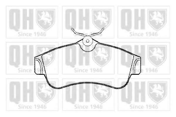 Комплект тормозных колодок, дисковый тормоз