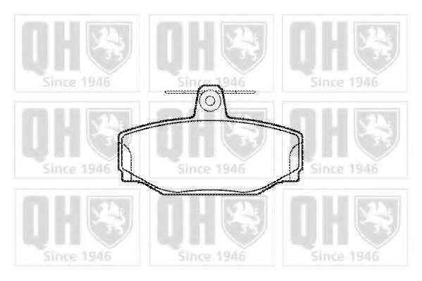 Комплект тормозных колодок, дисковый тормоз