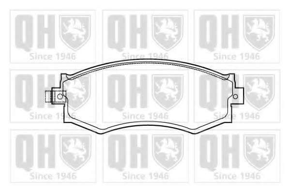 Комплект тормозных колодок, дисковый тормоз