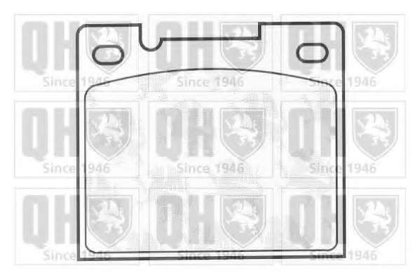 Комплект тормозных колодок, дисковый тормоз