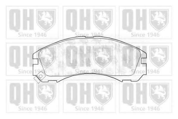 Комплект тормозных колодок, дисковый тормоз