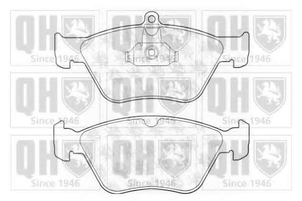 Комплект тормозных колодок, дисковый тормоз