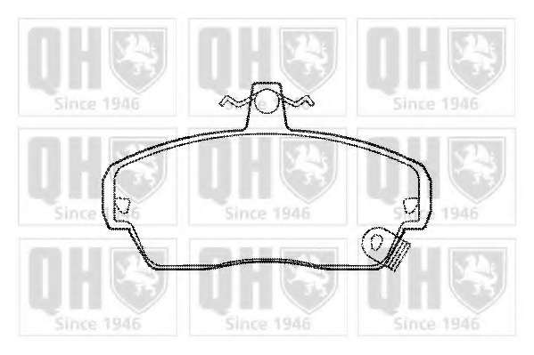 Комплект тормозных колодок, дисковый тормоз