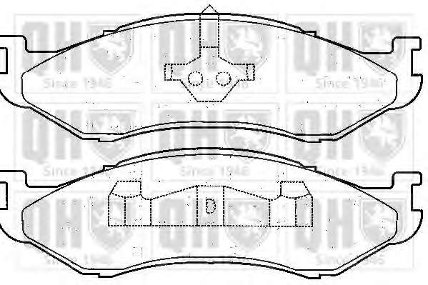 Комплект тормозных колодок, дисковый тормоз