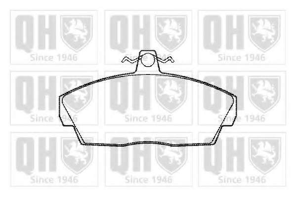 Комплект тормозных колодок, дисковый тормоз