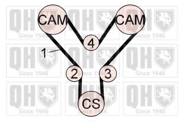 Комплект ремня ГРМ