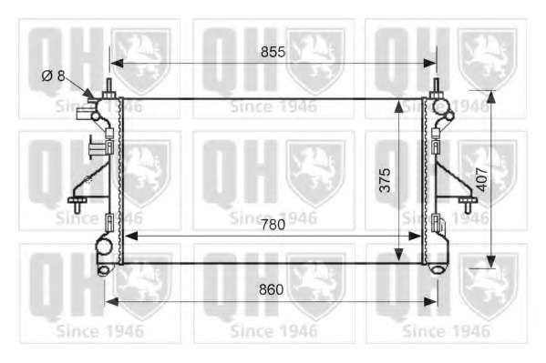 Радиатор, охлаждение двигателя