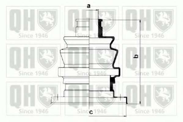 Комплект пылника, приводной вал