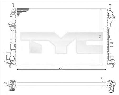 Радиатор, охлаждение двигателя