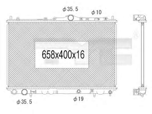Радиатор, охлаждение двигателя