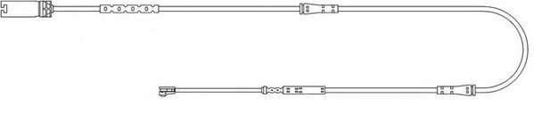 Сигнализатор, износ тормозных колодок