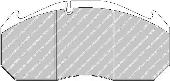Комплект тормозных колодок, дисковый тормоз