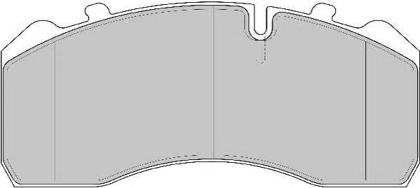 Комплект тормозных колодок, дисковый тормоз