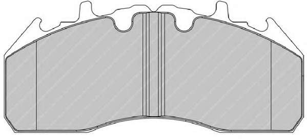 Комплект тормозных колодок, дисковый тормоз