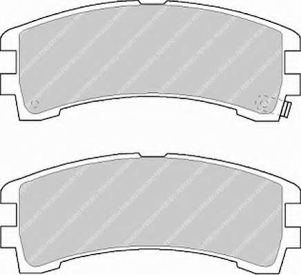 Комплект тормозных колодок, дисковый тормоз