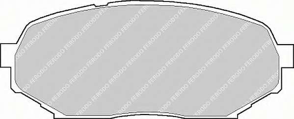 Комплект тормозных колодок, дисковый тормоз