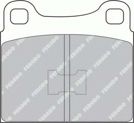 Комплект тормозных колодок, дисковый тормоз