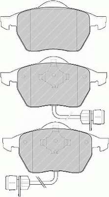 Комплект тормозных колодок, дисковый тормоз