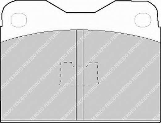 Комплект тормозных колодок, дисковый тормоз