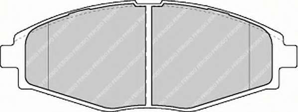 Комплект тормозных колодок, дисковый тормоз