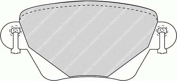 Комплект тормозных колодок, дисковый тормоз