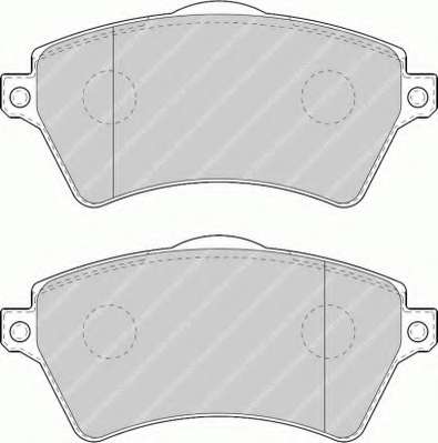 Комплект тормозных колодок, дисковый тормоз