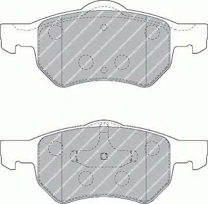 Комплект тормозных колодок, дисковый тормоз