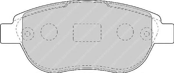 Комплект тормозных колодок, дисковый тормоз