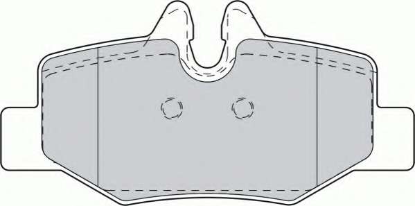 Комплект тормозных колодок, дисковый тормоз