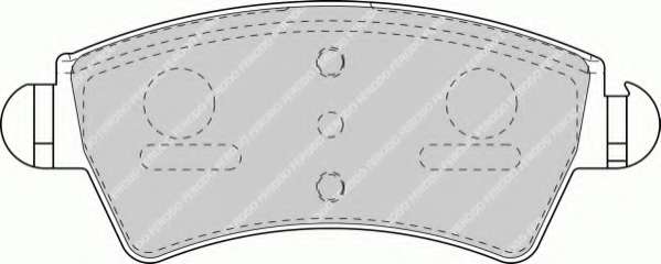 Комплект тормозных колодок, дисковый тормоз