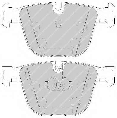 Комплект тормозных колодок, дисковый тормоз