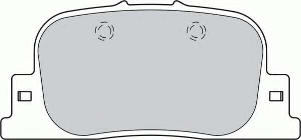 Комплект тормозных колодок, дисковый тормоз
