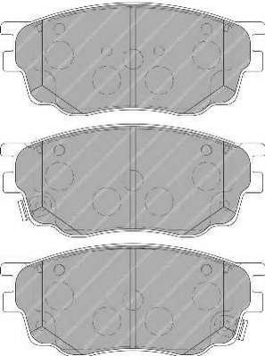 Комплект тормозных колодок, дисковый тормоз