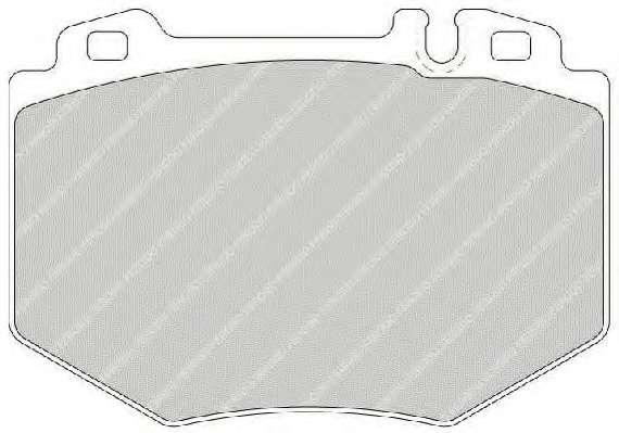 Комплект тормозных колодок, дисковый тормоз