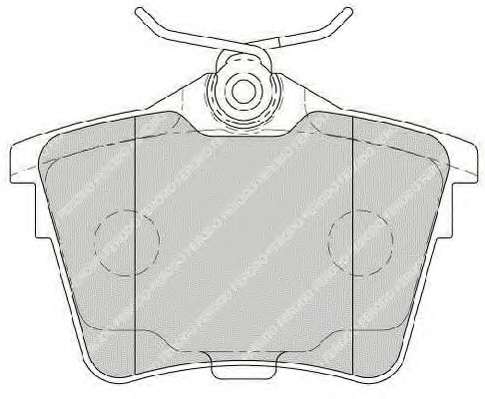 Комплект тормозных колодок, дисковый тормоз