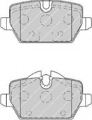 Комплект тормозных колодок, дисковый тормоз